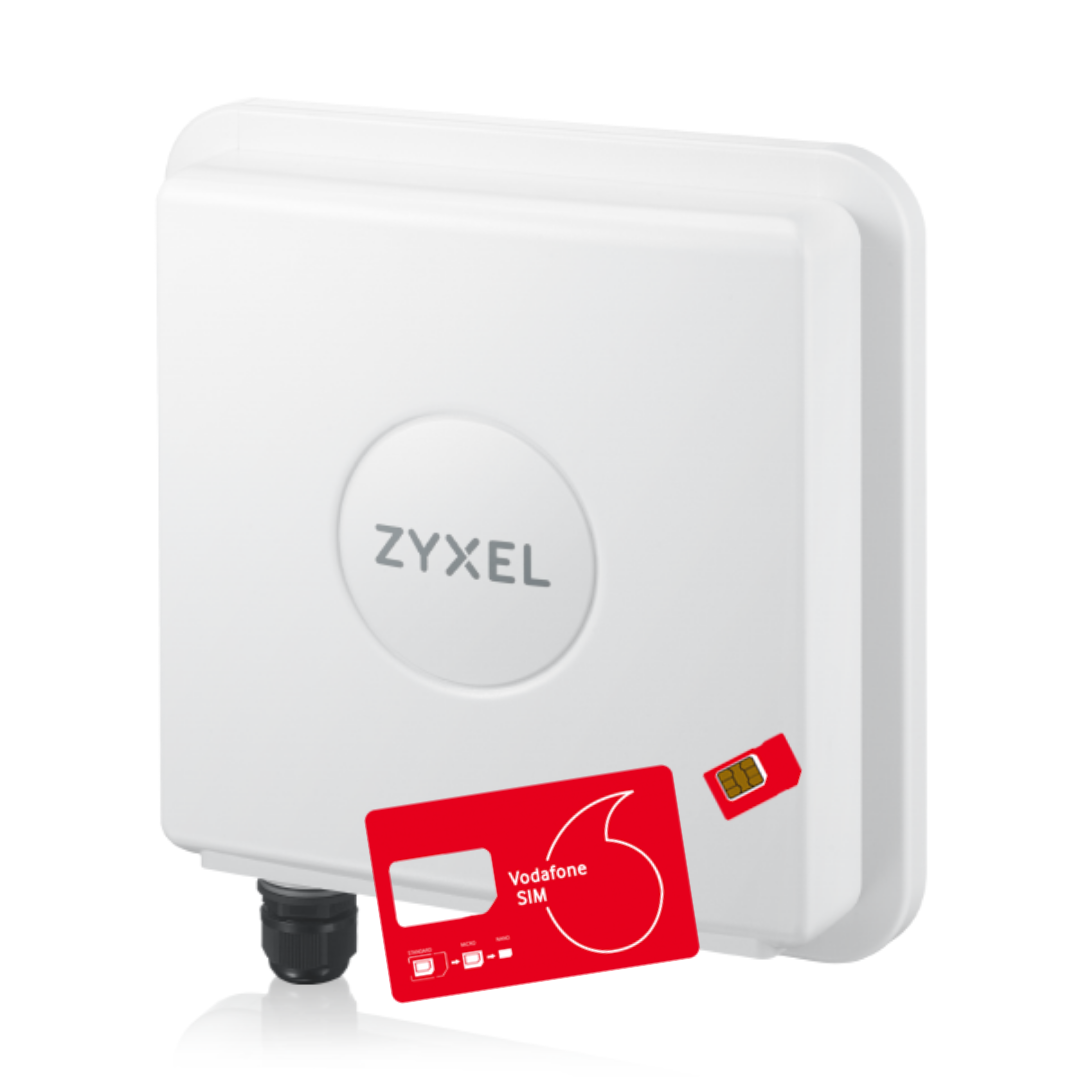 Zyxel LTE7490 4G+ LTE Cat18 Outdoor Router with Unlimited Data