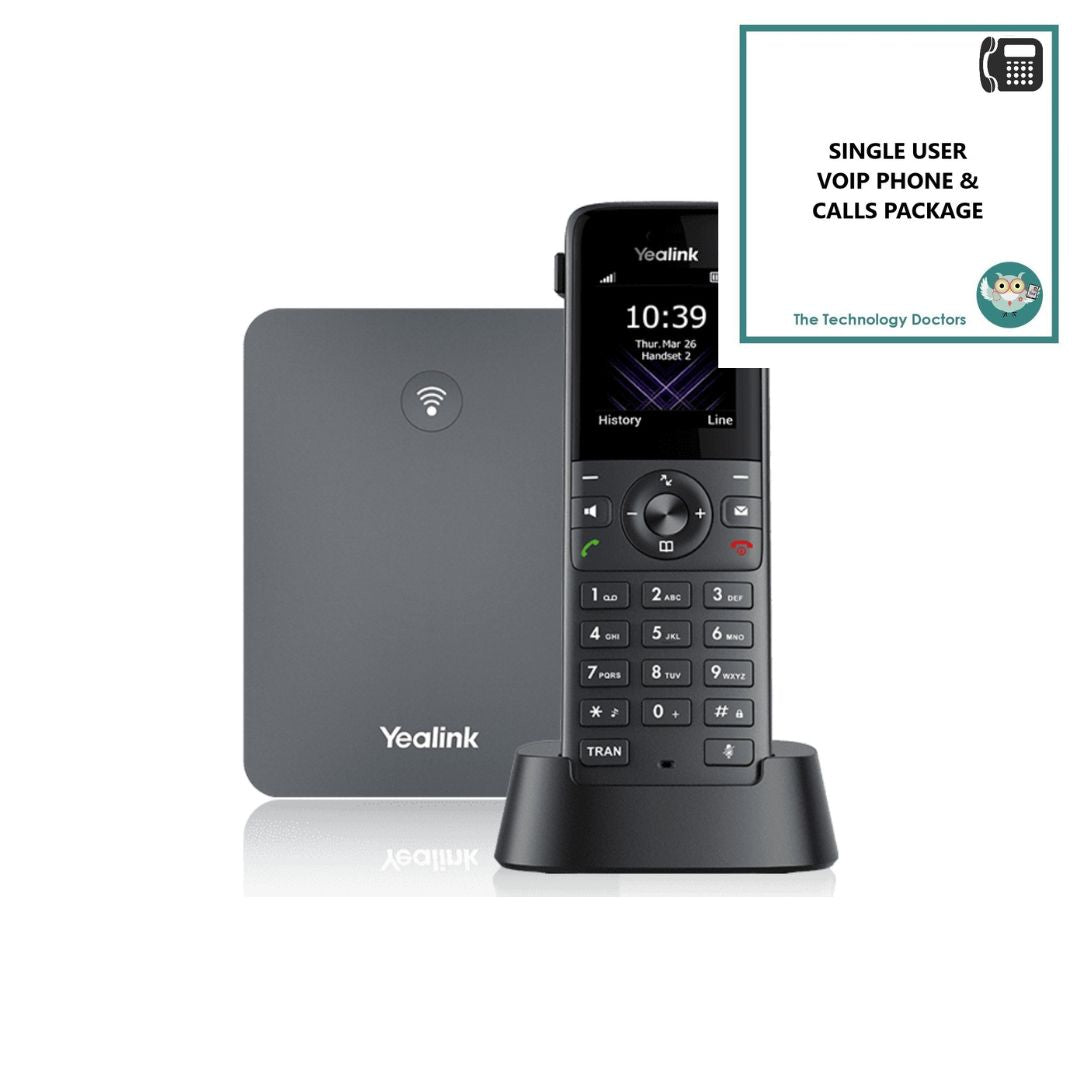Yealink W74P DECT VOIP/SIP Handset with Unlimited UK Calls