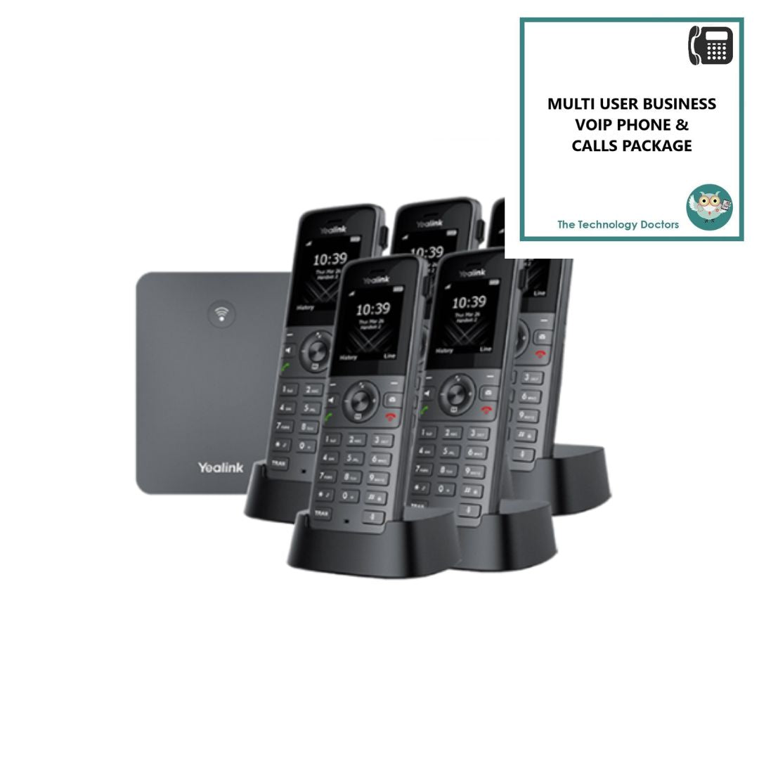 Yealink W73P DECT VOIP/SIP Handset with Unlimited UK Calls