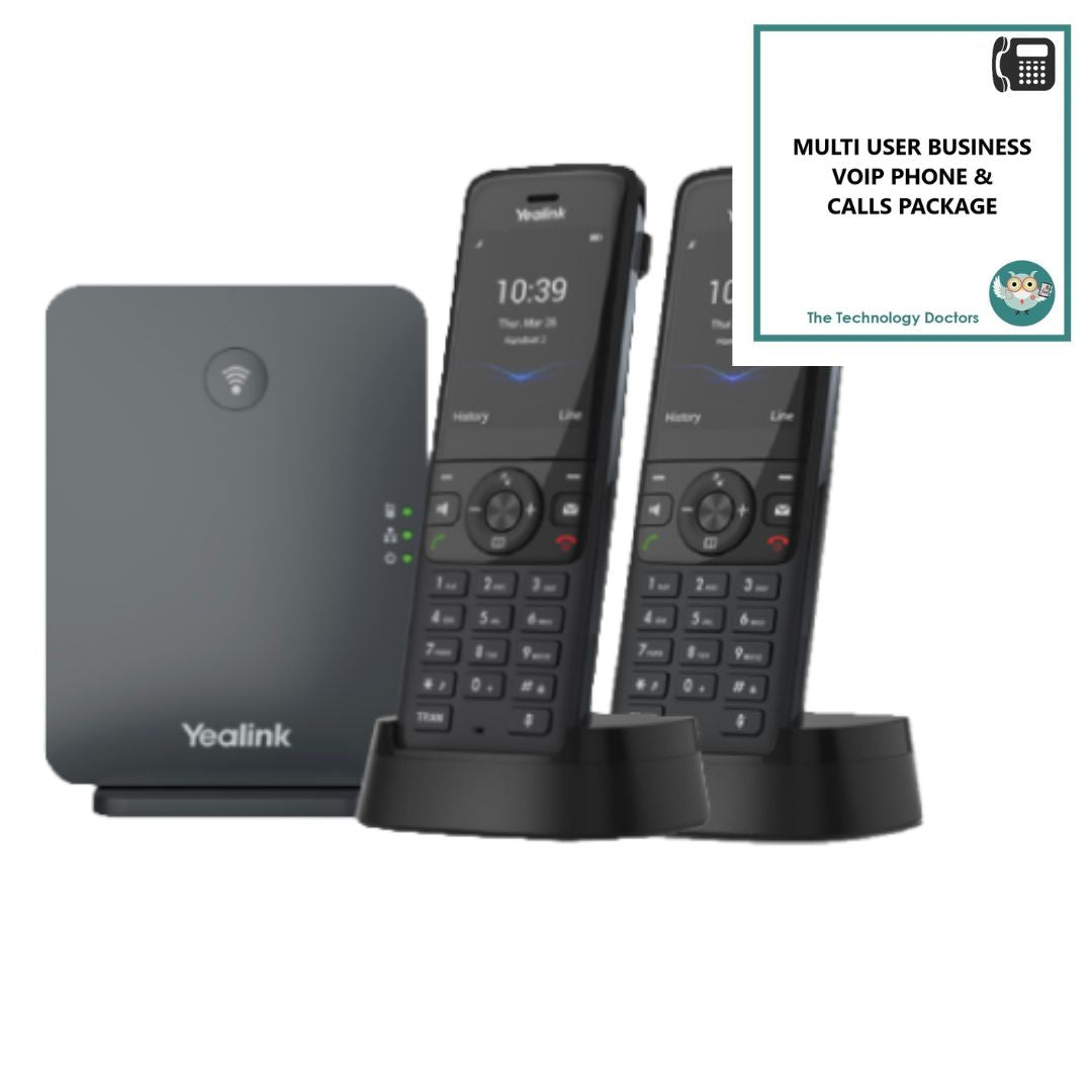 Yealink W78P DECT VOIP/SIP Handset with Unlimited UK Calls