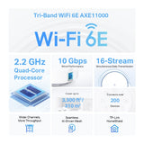 TP Link Deco XE200 Tri-Band Mesh WiFi6E System