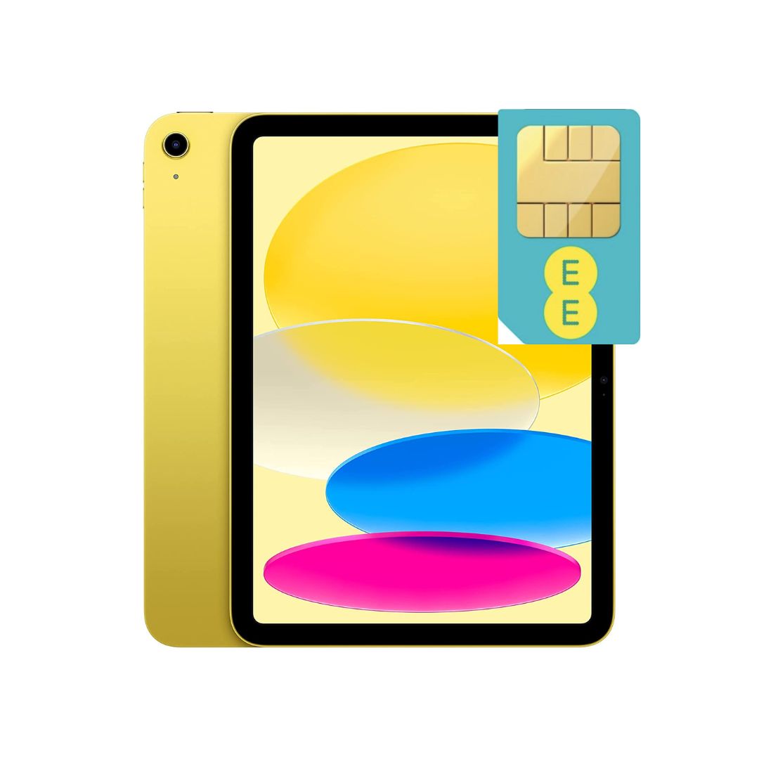 Apple iPad A16 128Gb WiFi & Cellular with Unlimited 5G Data – The