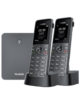 Yealink W73P/W73H DECT VOIP/SIP Twin Handsets