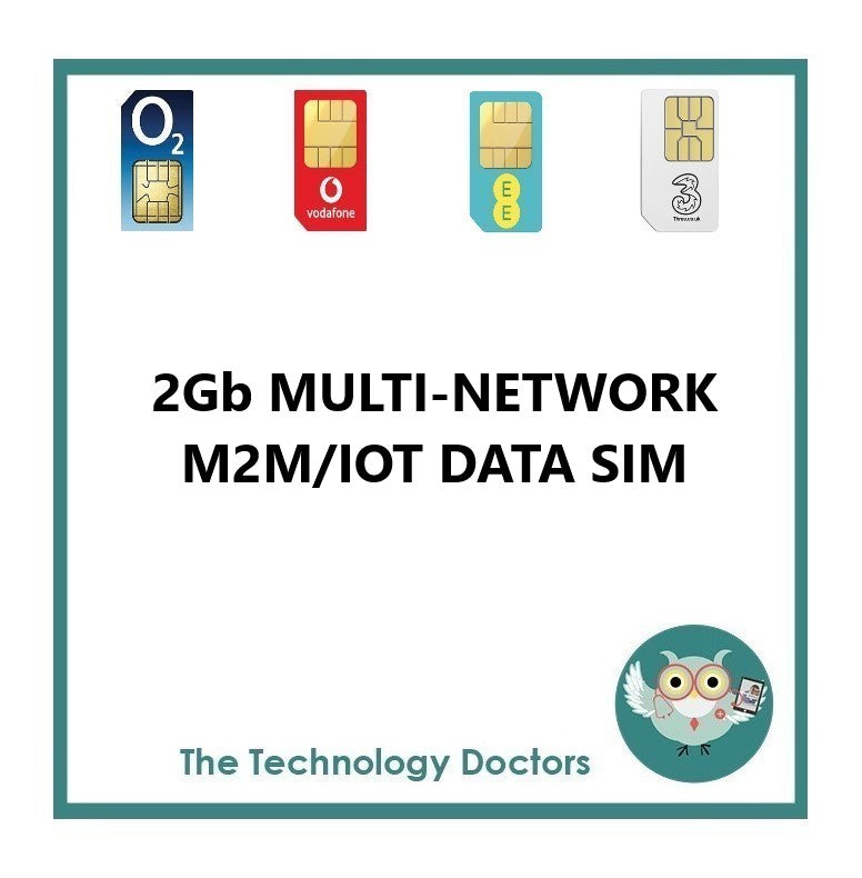 Quad-Network M2M/IOT Data SIM