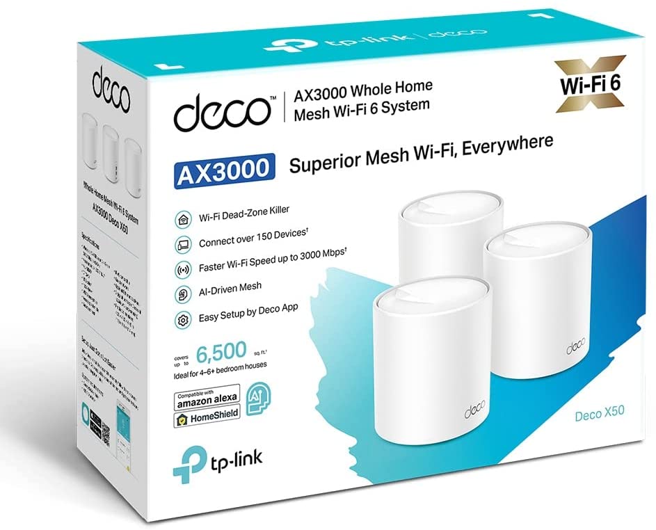 TP Link Deco X50 Mesh WiFi6 System