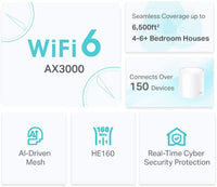 TP Link Deco X50 Mesh WiFi6 System