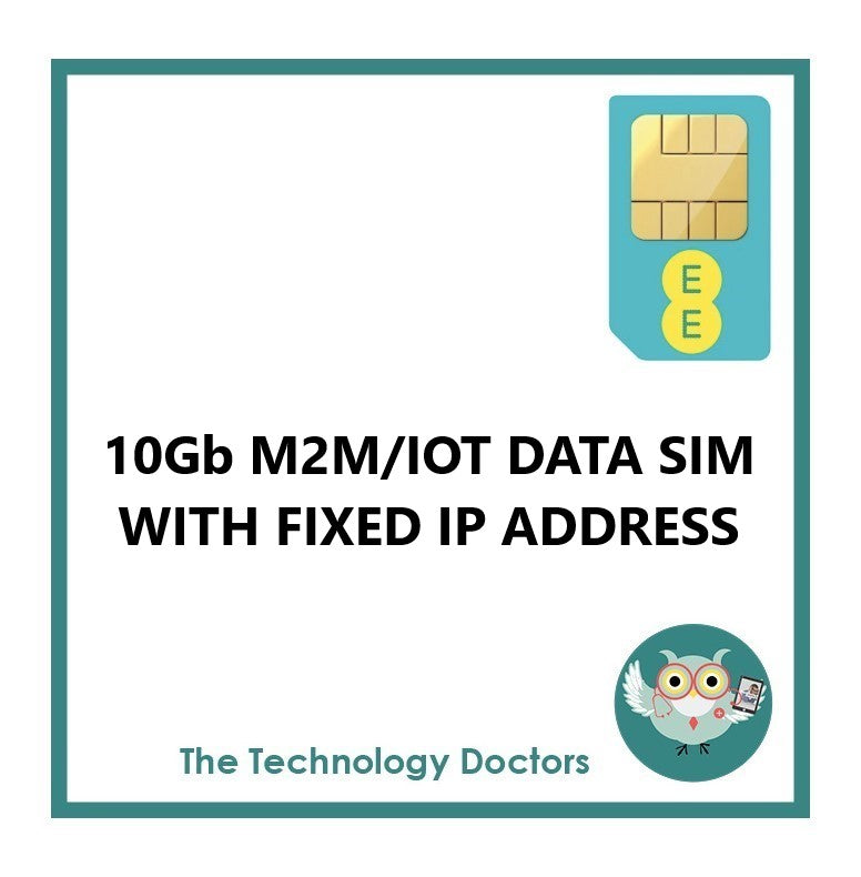 EE 5G/4G Data SIM with Fixed Public IP Address