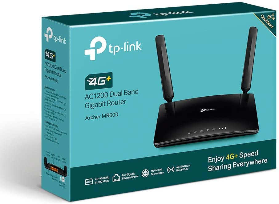 TP Link MR200 4G LTE Cat4 Router with Unlimited Data