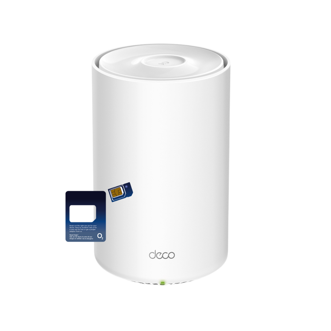 TP Link Deco X50-4G LTE Cat6 WiFi6 Router with Unlimited Data