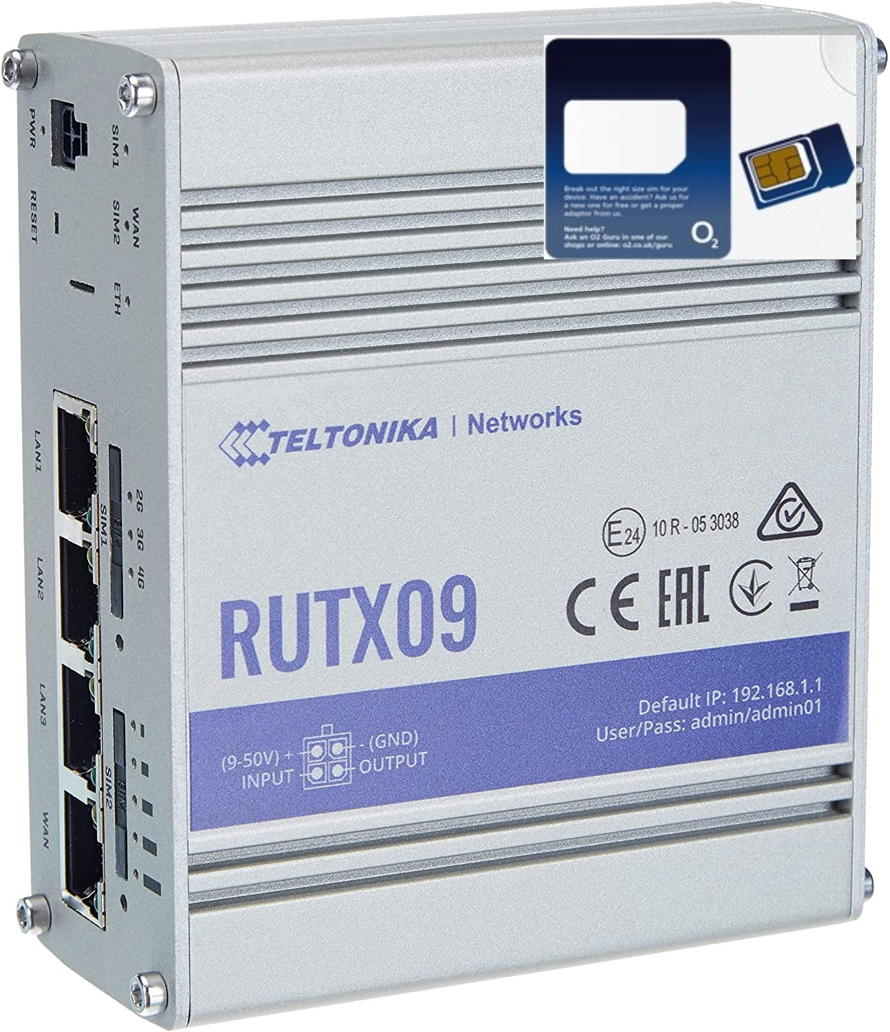 Teltonika RUTX09 4G+ LTE Cat6 Dual SIM IOT Router