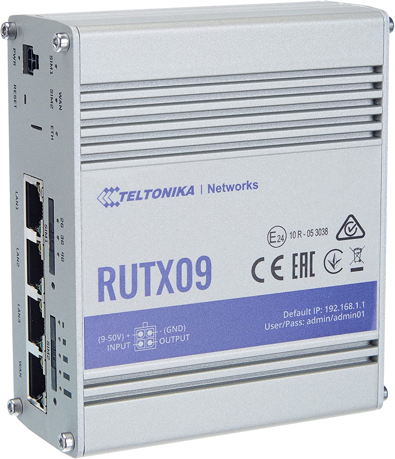 Teltonika RUTX09 4G+ LTE Cat6 Dual SIM IOT Router