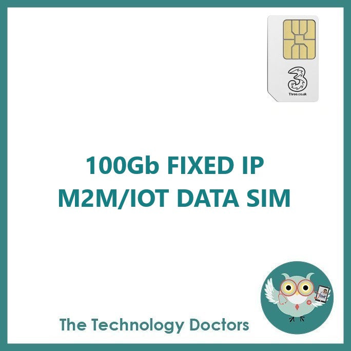 Three 5G/4G Data SIM with Fixed Public IP Address