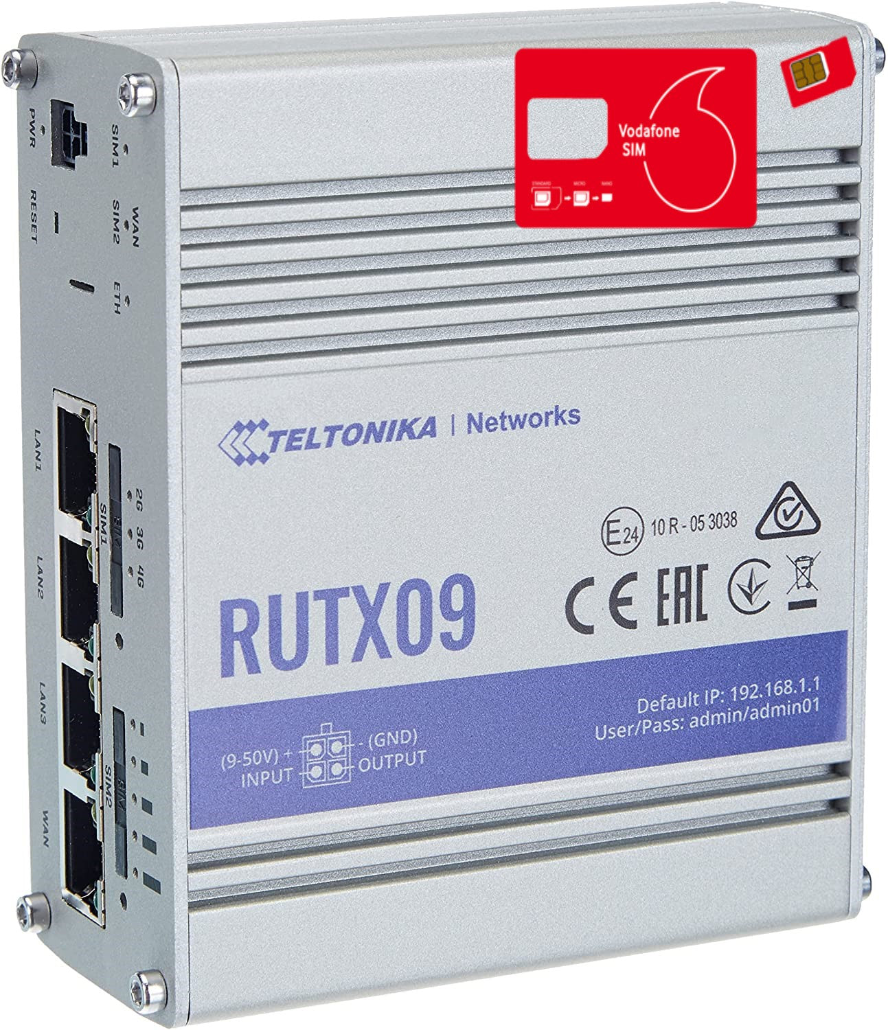 Teltonika RUTX09 4G+ LTE Cat6 Dual SIM IOT Router