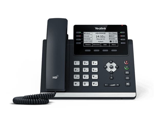 Yealink T43U VOIP/SIP Handset with Unlimited Calls